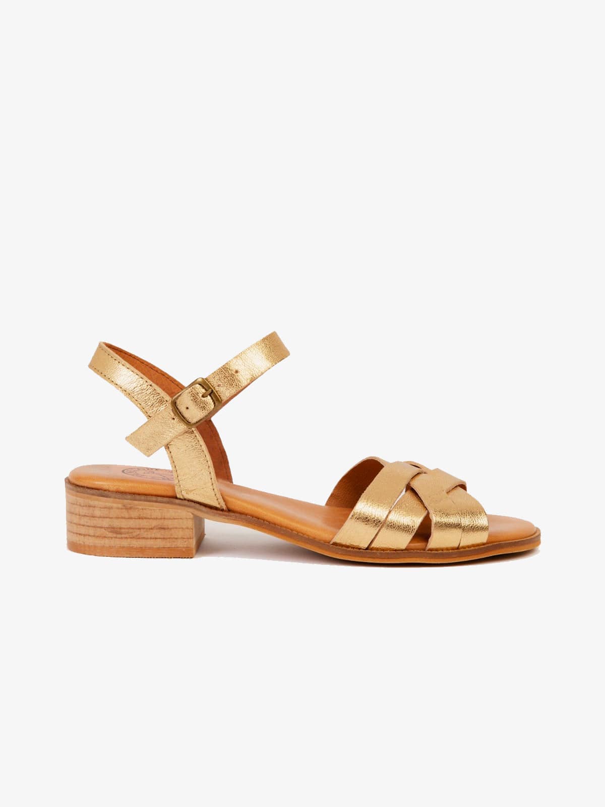 Shepherdess Sandal - Gold – IRIS Fashion