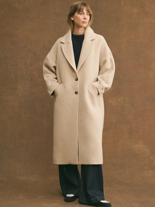 Sonia Long Coat – Oatmeal