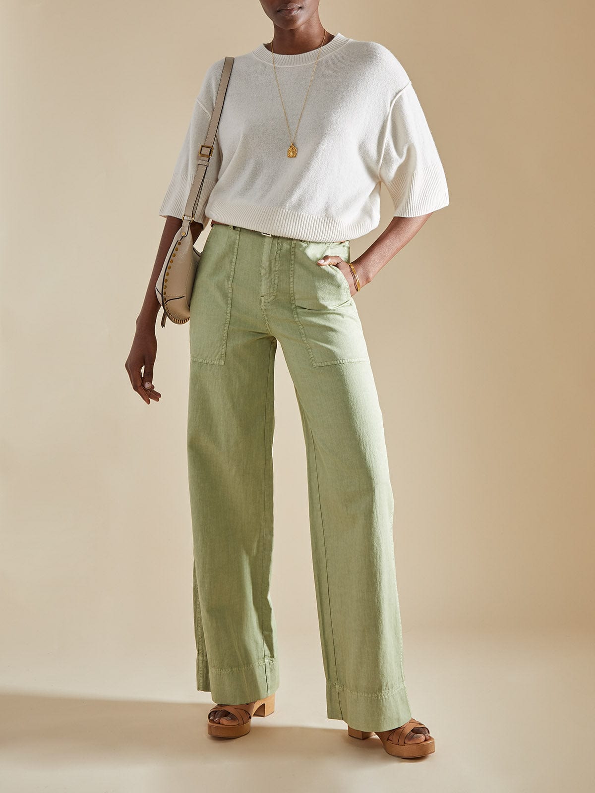 Carlos Linen Pants - Khaki