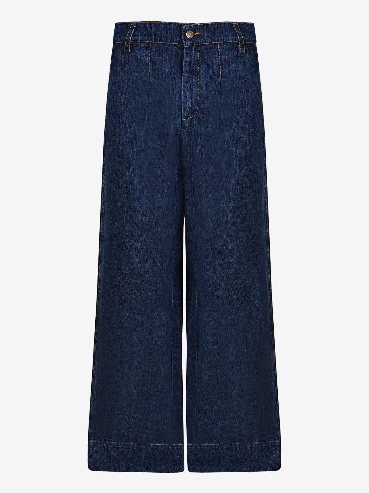 Luca Wide Leg Jean- Dark Denim