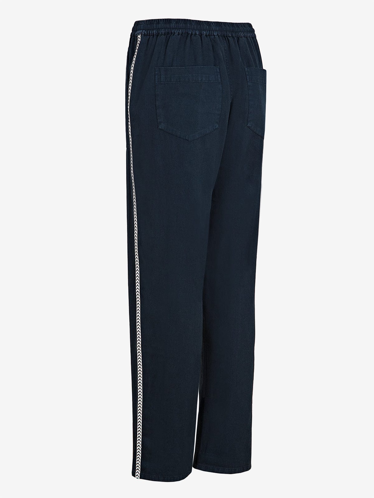 Milo Relaxed Cotton Trouser- Navy