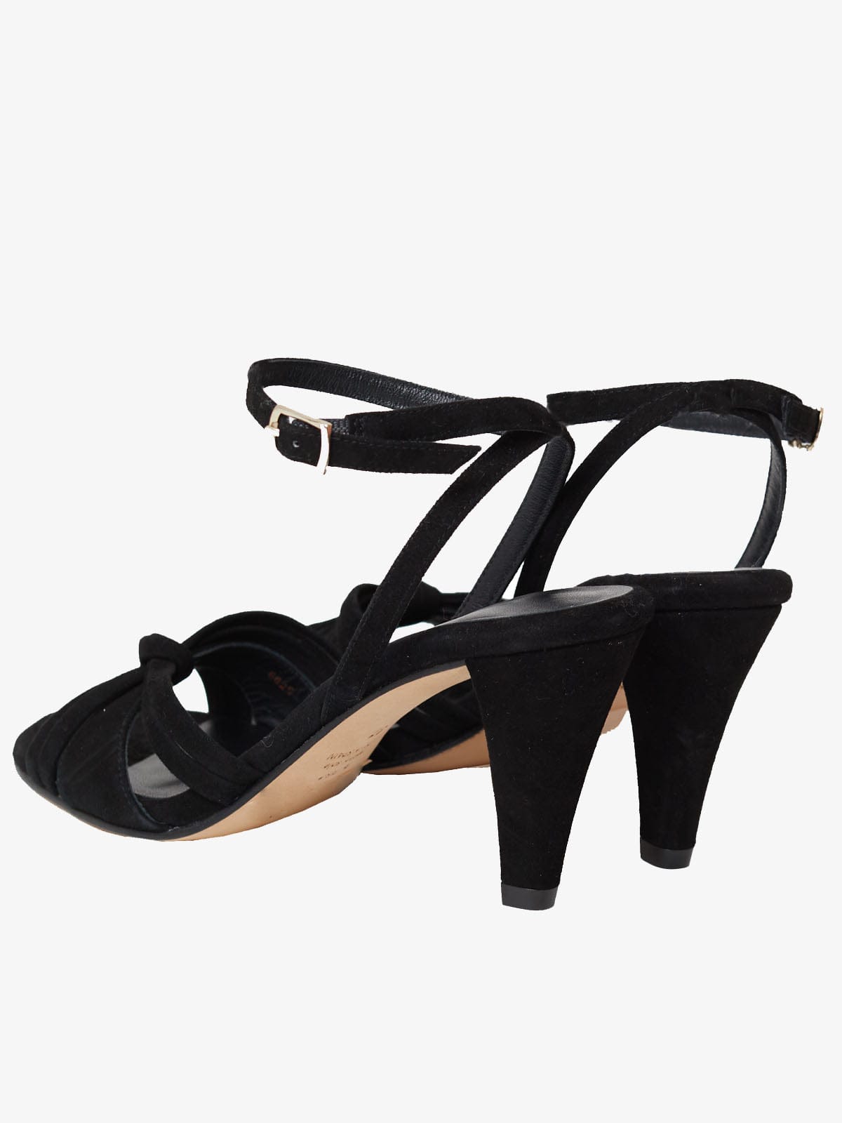 Strappy best sale suede heels