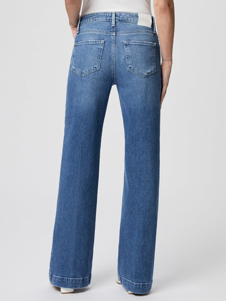 Paige Denim Leenah Volar Distressed Straight Jeans | IRIS Fashion